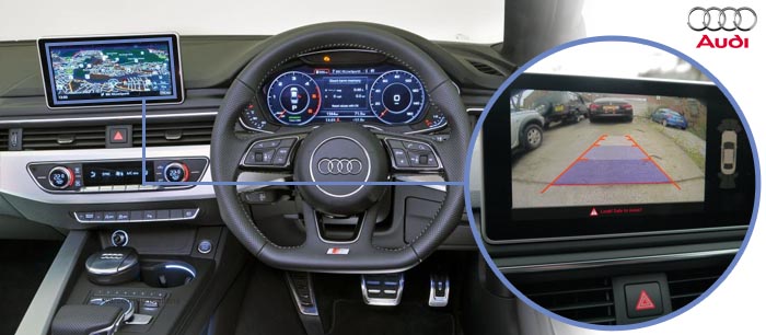 A4 reversing camera screen